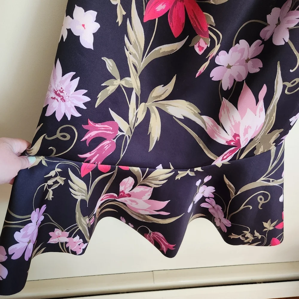 Venus one shoulder tropical dress 1X